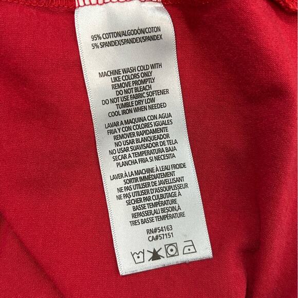 Vintage Tommy Hilfiger Sport Red Ringer V-Neck Tee Y2K Size M - Picture 8 of 11